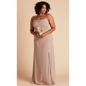 NEW with Tag Birdy Grey ASH DRESS CREPE TAUPE Curve 3X Dress